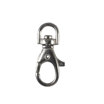Karabijnhaak 8 mm, zilverkleurig