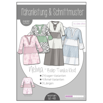 Ki-Ba-Doo Paper Pattern Jurk Nelina, Duits