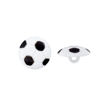 Kinderösenknopf Fußball 18 mm