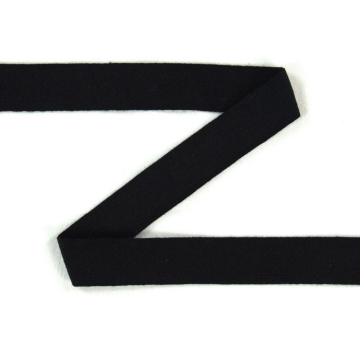 Twill ribbon, 14 mm, zwart