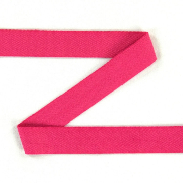 Köperband Baumwolle, 20 mm, pink