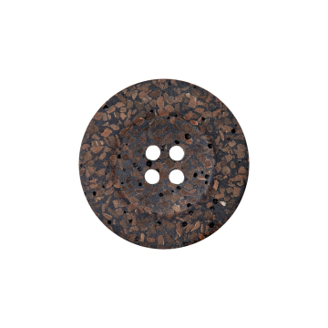 Coconut button 4-hole recycled, 12 mm