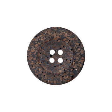 Coconut button 4-hole recycled, 18 mm