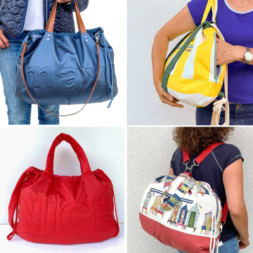 Kombi E-Book CreaResa Rucksacktasche und Shopper Maxi, Duits