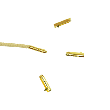 Embouts pour cordon, 5mm, couleur or