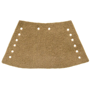 Embout cordon sweat en suédine, beige