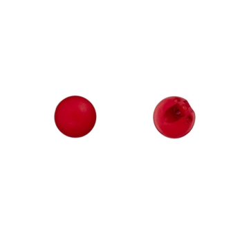 Bouton rond, rouge, 11 mm