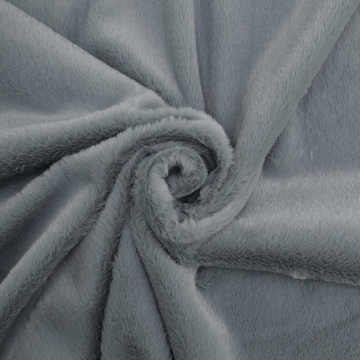 Tissu fausse fourrure, gris