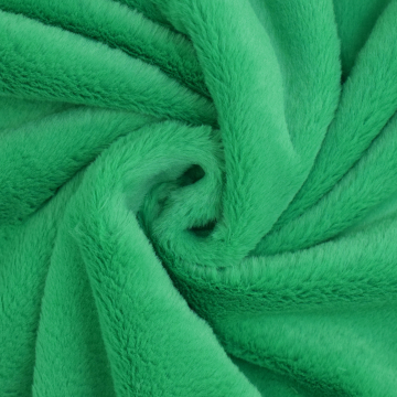 Tissu fausse fourrure, vert