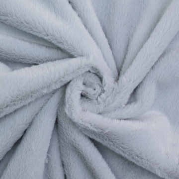 Tissu fausse fourrure, gris clair