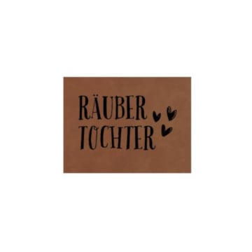 Étiquette en similicuir à coudre Räubertochter