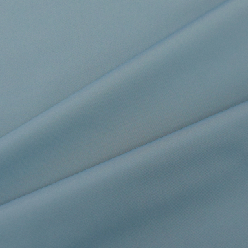 Tissu déperlant extérieur léger Panama uni, bleu ciel