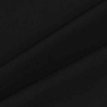 Leichter Outdoorstoff Panama Uni, schwarz