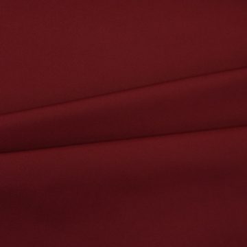 Tissu déperlant extérieur léger Panama uni, lie de vin