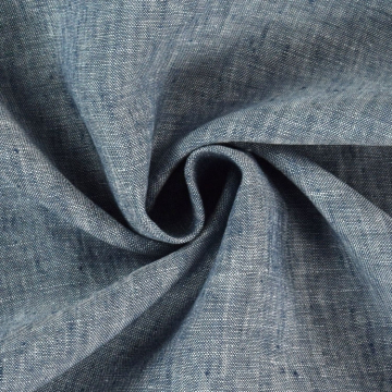 Tissu lin Georgio, bleu foncé