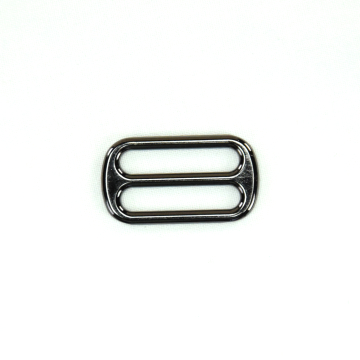 Leiterschnalle, Gurtversteller Metall 25 mm, glänzend anthrazit
