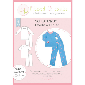 Lillesol Basics No. 72 Schlafanzug Patron en papier, en allemand