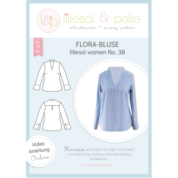 Lillesol Women No. 38 Flora-Bluse pattern, duits