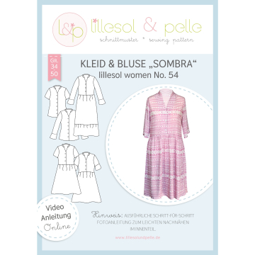 Lillesol Women No. 54 Kleid / Bluse Sombra pattern, Duits