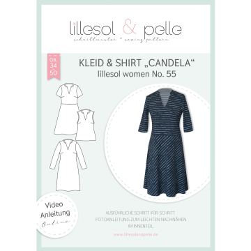 Lillesol Women No. 55 Kleid und Shirt Candela Paper pattern, German