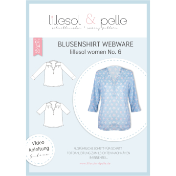 Lillesol Women No. 6 Blusenshirt Webware Papierschnittmuster
