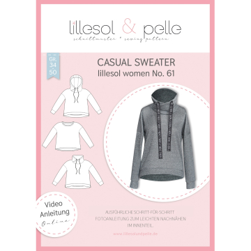 Lillesol Women No. 61 Casual Sweater pattern, Duits