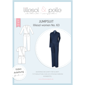 Lillesol Women No. 63 Jumpsuit paper pattern, German