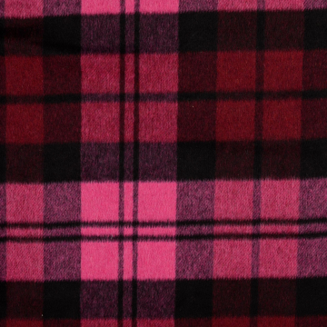 Mantelpluis Check, lichfuchsia