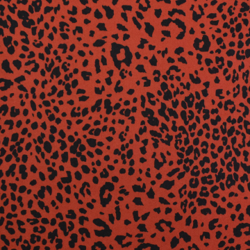 Coat fabric Glasgow Leo, donkerterracotta
