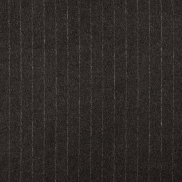 Coat fabric pinstripes, black