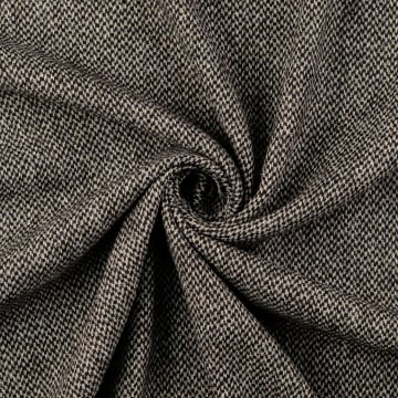 Coat tweed weave, black