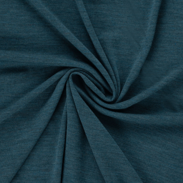 Merino Wool jersey uni, teal