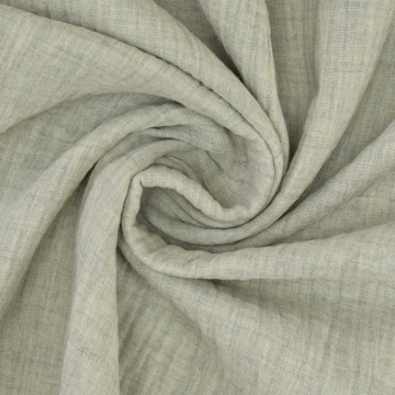 Musselin Double Gauze Melange, beige