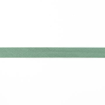Musselin Schrägband 20mm, altgrün