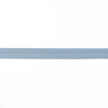 Musselin Schrägband 20mm, blassblau