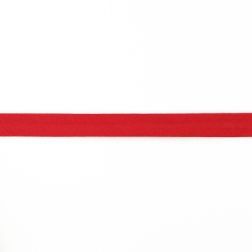 Musselin Schrägband 20mm, rot