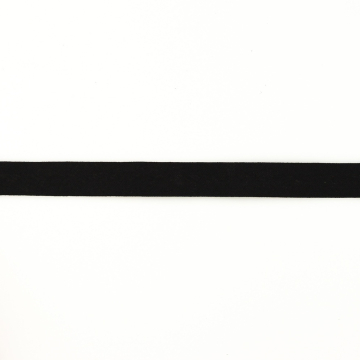 Musselin Schrägband 20mm, schwarz