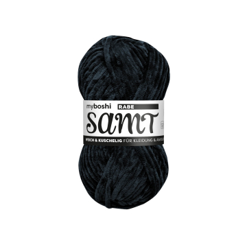myboshi amigurumi velvet wool Raven 100g