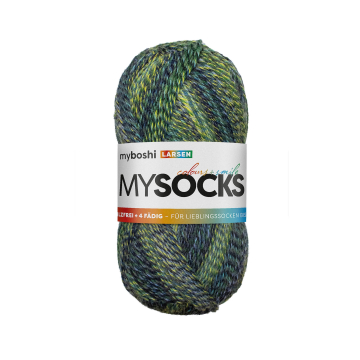 myboshi mysocks 4-thread sock yarn Larsen 100g, navy-green