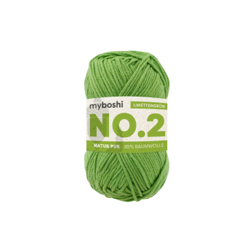 myboshi No.2 Vegan Summer Wool 50g, lime green