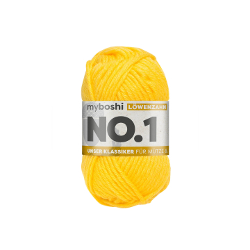 Pelote de laine merino & polyacrylique myboshi No.1, 50g, pissenlit
