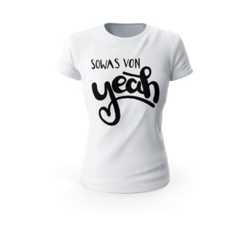 Nähfrosch, Plotterdatei Sowas von Yeah, german
