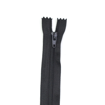 Niet deelbare rits 20 cm, zwart