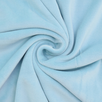 Nicki fabric plain, light blue