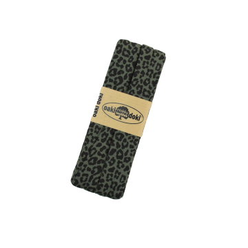 Biais couture jersey viscose 3m Leo Oaki Doki, vert olive