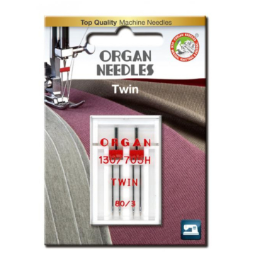 Organ Doppelnadel / Zwillingsnadel 130/705, 80/3,0 mm