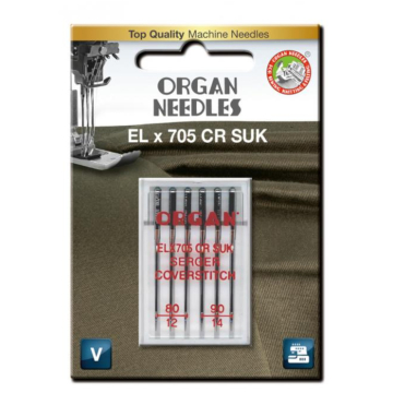 Organ Overlocknadeln ELX 705, 80-90