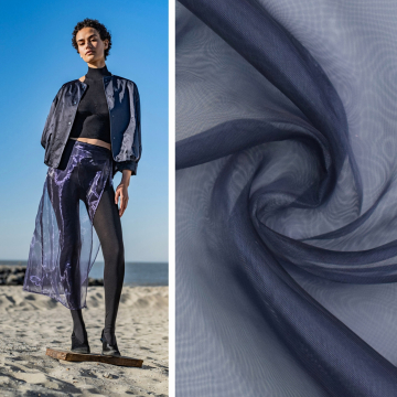 Organza Fibre Mood, navy blue