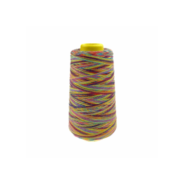 Fil pour surjeteuse Overlock 2700 m, rouge/jaune/bleu