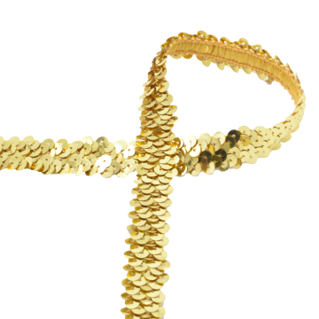 Galon Paillettes uni 2 cm, or